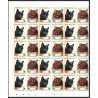 86423d nanumea tuvalu mi 47/52 B chat cat cats chats ** MNH 1985 siamese turkish himalayan Non dentelé imperf bloc de 15
