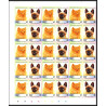 86423d nanumea tuvalu mi 47/52 B chat cat cats chats ** MNH 1985 siamese turkish himalayan Non dentelé imperf bloc de 15