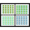 86441 N°1724/1727 arbres fruits fruts tree 2004 Angola feuille complete (sheet) ** MNH