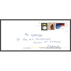 95953- lot de 4 lettres covers enveloppes de l'année 2000/2021 affranchissements israel