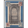 96123 N°162 affranchissement composé 1924 blanc orphelins de guerre carte postale amiens cathedrale postcard France