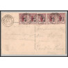 96134 N°162 bande x 5 gare de tonnerre 1923 yonne orphelins de guerre carte postale postcard France