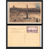 96141 N°163 vignette la velle france place concorde concordante 1929 orphelins de guerre seul sur carte postale postcard