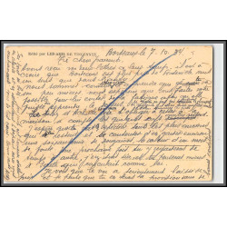 96142 N°163 vincennes donjon 1929 orphelins de guerre seul sur carte postale postcard France
