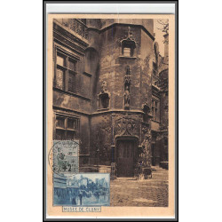 96144 N°163 musée cluny paris 1929 orphelins de guerre seul sur carte postale postcard France