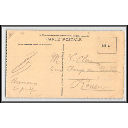 96148 N°163 bande de 3 convoyeur fayet 1927 orphelins de guerre carte postale mont blanc chamonix postcard France