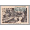 96149 N°163 bande de 3 servoz gorges diozaz 1927 haute savoie orphelins de guerre carte postale postcard France