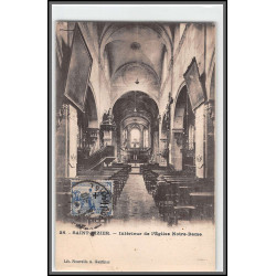 96159 N°165 st dizier eglise notre dame orphelins de guerre seul sur carte postale postcard France