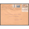 96179 N°165 167 bod de feuille avec repère paris 1933 orphelins de guerre lettre cover France