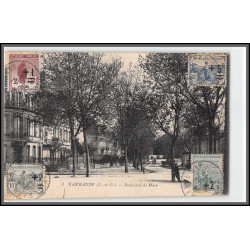 96185 N°162 163 164 165 marmande 1924 boulevard maré orphelins de guerre carte postale postcard France