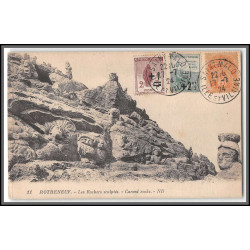 96188 N°162 163 type blanc st malo 1924 orphelins de guerre carte postale rotheneuf postcard France