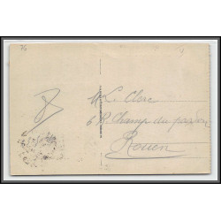 96190 N°162 163 type blanc dieppe le casino 1924 orphelins de guerre carte postale postcard France