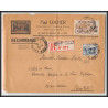 96192 N°165 167 recommandé nice 1923 pour paris orphelins de guerre lettre cover France