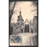 96219 N°232 5fr + 1fr bleu Crosne (Essonne) 1927 orphelins de guerre seul sur carte postale moulin de senlis France