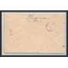 96219 N°232 5fr + 1fr bleu Crosne (Essonne) 1927 orphelins de guerre seul sur carte postale moulin de senlis France