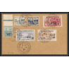 96222 N°162/169 série complète orphelins de guerre entier stationery PAS C1 date 543 France cad marseille congrès 1926