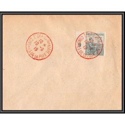 96223 N°149 millésime 9 cad rouge congrès st germain en laye 1919 orphelins de guerre seul sur lettre cover France