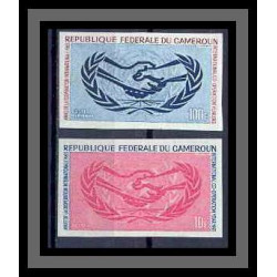 Cameroun 272 Non dentelé imperf ** mnh PA N° 68 + N° 404 ONU Nations unies (uno - united nations)