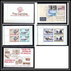 Gambie (gambia) 1983 - 200 Years of Manned Flight (Booklet / Carnet) 
