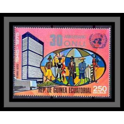 Guinée équatoriale guinea 014 ONU Nations unies uno united nations OIT / UPU ... MNH **