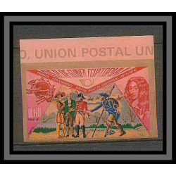 Guinée équatoriale guinea 057b UPU claudius von thurn und taxis Non dentelé imperf MNH **