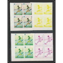 Guinée équatoriale guinea 317a N°110 Jeux olympiques olympic games Essai proof Non dentelé imperf Football Soccer MNH **