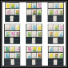 Guinée équatoriale guinea 405a N°307/315 Football Soccer Essai proof Non dentelé imperf orate Complet 63 timbres