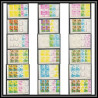 Guinée équatoriale guinea 405b N°307/315 Football Soccer Essai proof Non dentelé imperf orate Complet MNH **