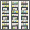 Guinée équatoriale guinea 414a N°275/283 Football Soccer Essai proof Non dentelé imperf orate Complet 72 timbres