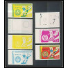 Guinée équatoriale guinea 416 N°372 Football Soccer Essai proof Non dentelé imperf orate riva. MNH **