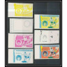 Guinée équatoriale guinea 421 N°377 Football Soccer Essai proof Non dentelé imperf orate best MNH **