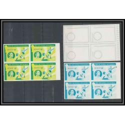 Guinée équatoriale guinea 422a N°378 Football Soccer Essai proof Non dentelé imperf orate asensi. MNH **