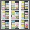 Guinée équatoriale guinea 423a N°371/379 Football Soccer Essai proof Non dentelé imperf orate Complet 63 timbres