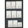 Guinée équatoriale guinea 433 N°337/45 Football Soccer Essai proof Non dentelé imperf orate Complet MNH **