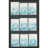 Guinée équatoriale guinea 436 N°337/45 Football Soccer Essai proof Non dentelé imperf orate Complet MNH **