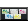 Lesotho N° 455 oiseaux (bird birds oiseau) CORACIAS CAUDATA Essai (proof) Non dentelé imperf ** MNH