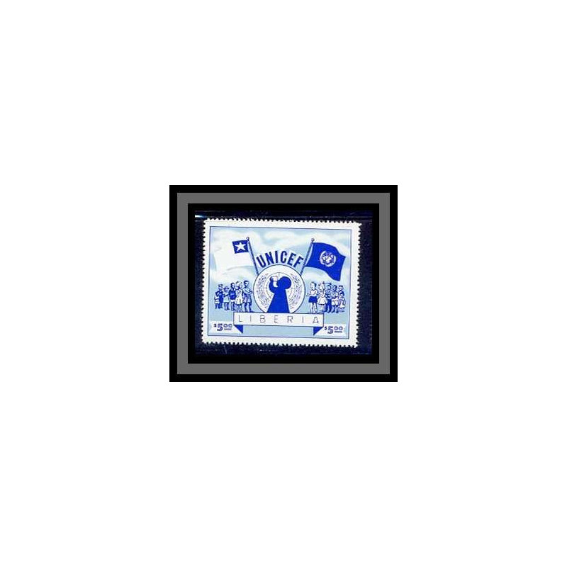 Liberia 016 1954 Mi 460/C77 MNH Children Unicef Essai (proof)