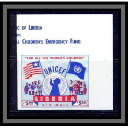 Liberia 018 1954 Mi 460/C77 MNH Children Unicef Essai (proof) MNH **