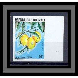 Mali 008 Non dentelé imperf ** mnh N° 339 fruits (fruts) du Mali CITRON lemon