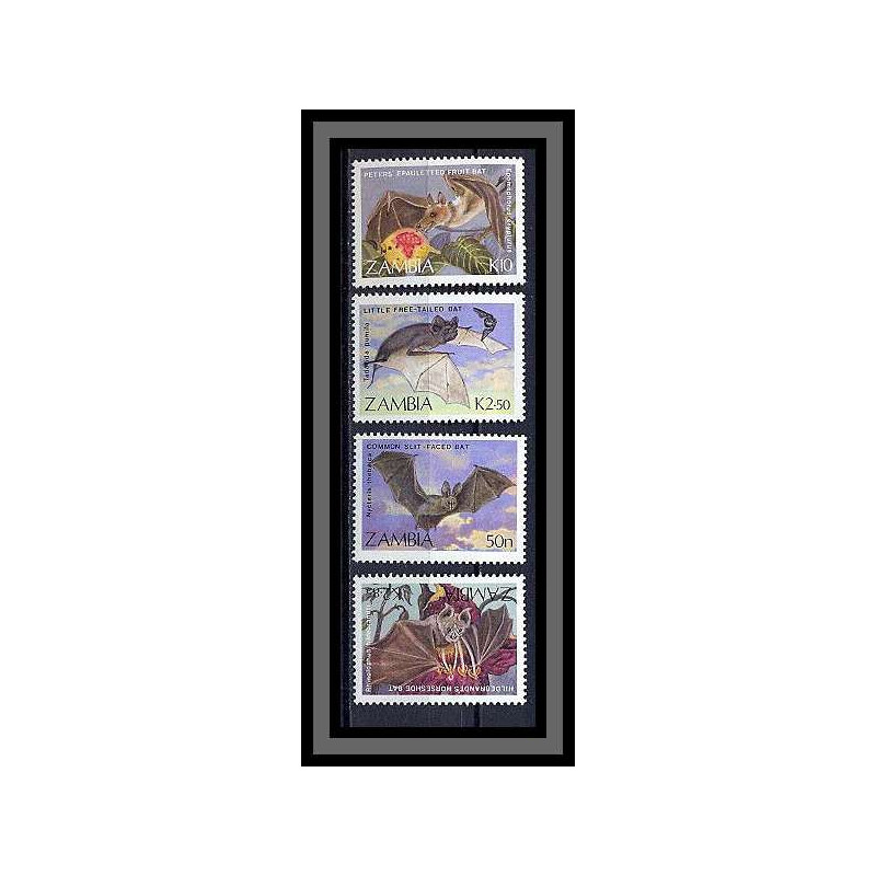 zambie (zambia) N° 465 / 469 CHAUVE SOURIS (bat)