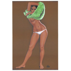 17380 Carte postale érotique nus érotic postard nude see voir desciption 