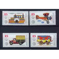 Bulgarie (Bulgaria) MNH ** 206 N° 3221 a/d bulgaria 89 avion (plane planes avions) bateau (bateaux ship ships) truck
