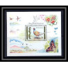 Mongolie (Mongolia) 63 - BLOC N° 155a oiseaux (bird birds oiseau)FAISAN LONDON 90 Timbres OR (gold stamps) cote 9 euros