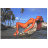 17440 Carte postale érotique nus érotic postard nude see voir desciption 