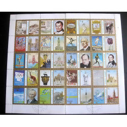 287 Charles de Gaulle - Fujeira Napoléon Ier jeux olympiques (olympic games) 1040/1059 USED