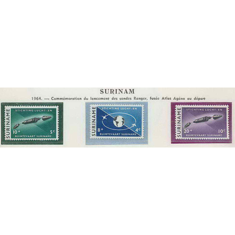 0566/ Espace (space) ** MNH ranger 7 Suriname (Surinam)