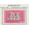 0658/ Espace (space) 2851 ** MNH Gemini 3 Paraguay + Non dentelé imperf 