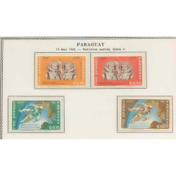 0705/ Espace (space) 2962 + ** MNH Gemini 4 Paraguay 