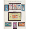 1139/ Espace (space) ** MNH Mi 1567-74 + sheet 84 Paraguay Série contribution de l Allemagne (germany)