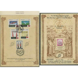 1208/ Espace (space) Paraguay 2476/79 YVERT oberth OVERPINT OR (gold stamps) salzburg 22-25/6 1989